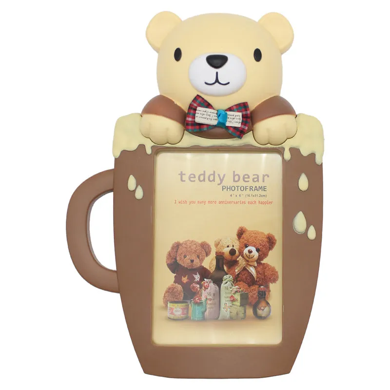 Teddy Sip Kids Photo Frame - Cream media 3