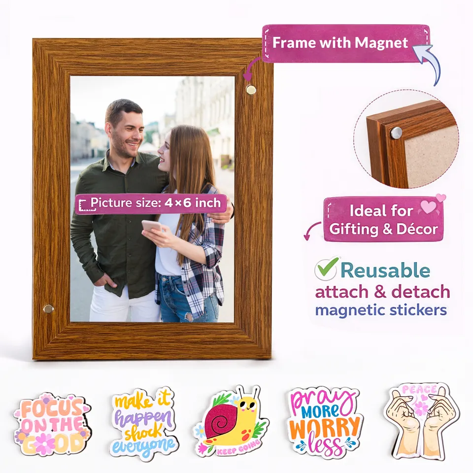 Lovio MDF Photo Frame with Magnetic Sticker media 4