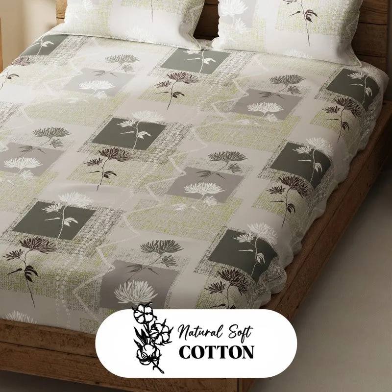 Geynar Bedsheet (Green) - 115 GSM media 5