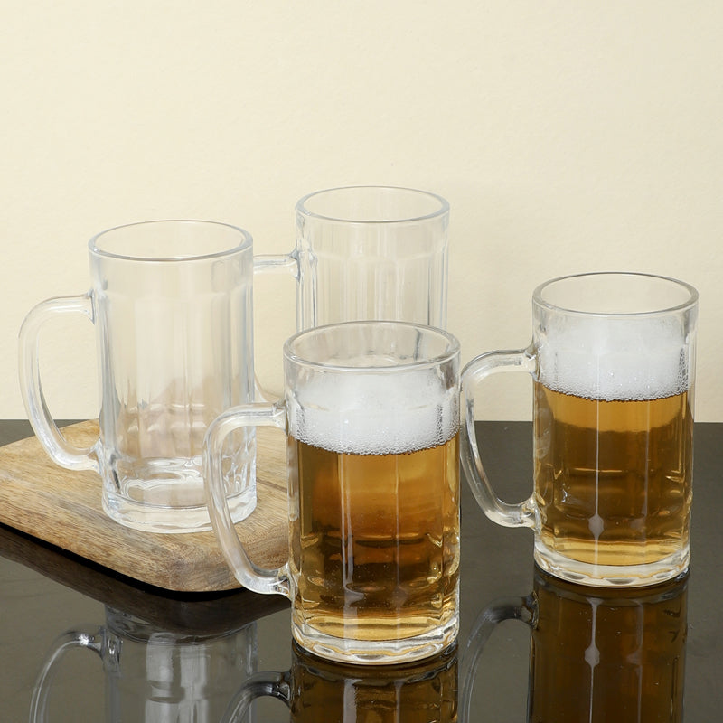 Dever Beer Mug (400 ML) - Set Of Four