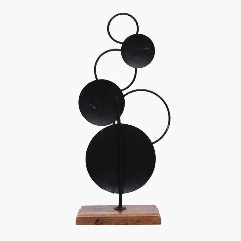 Golden Orbits Metal Showpiece media 5