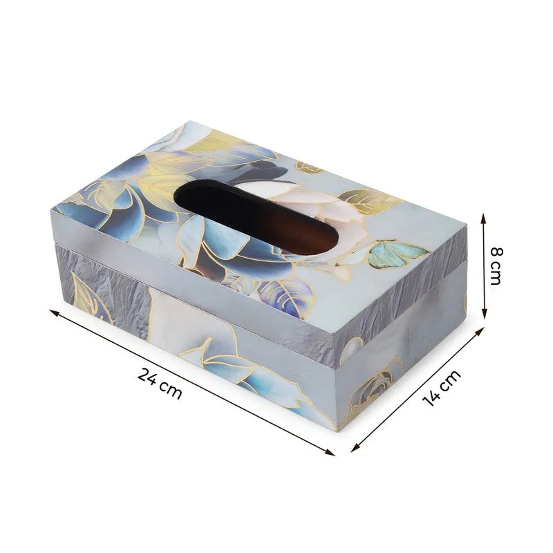 Rosy Wooden Tissue Holder media 8