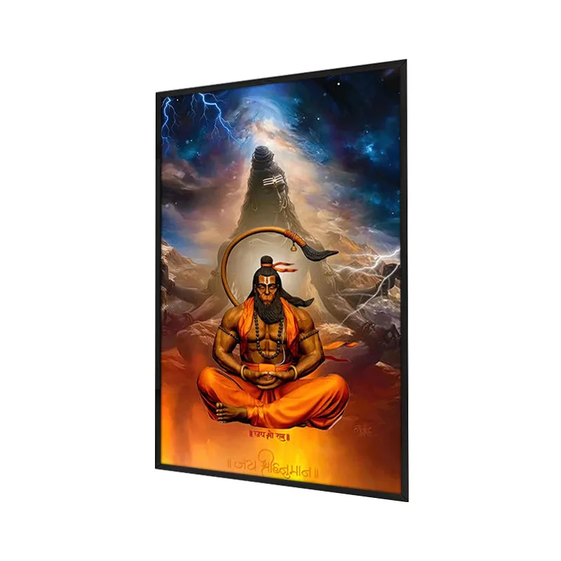 The Divine Ascension Wall Painting With Frame media 3