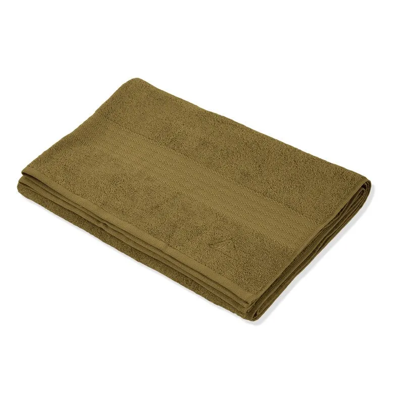 Monte Carlo Dry Nest Pure Cotton Bath Towel - Olive Green media 4