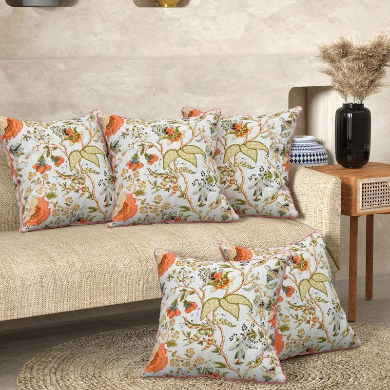 Mehan Floral Cushion Cover - Set Of Three media 3