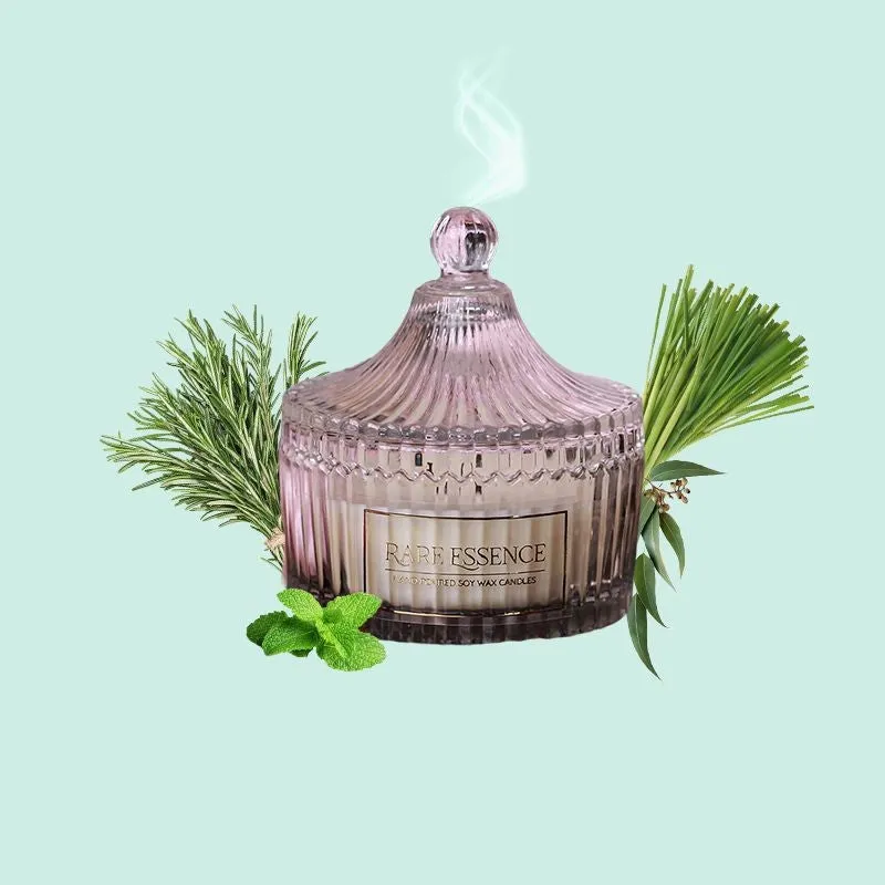 Penelope Carved Jar Candle - Herbal Notes media 4