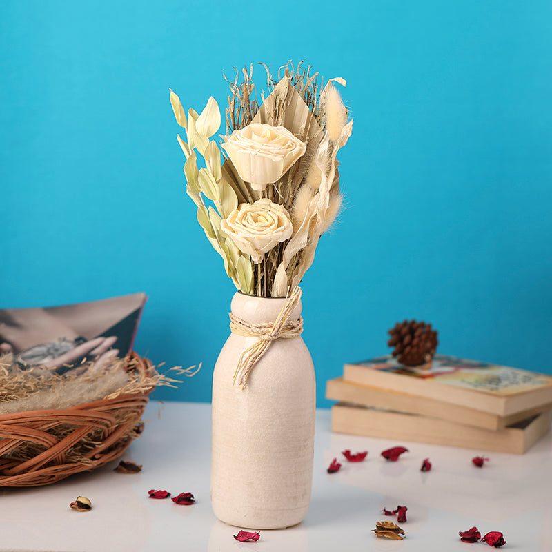 Dried Flowers & Leaves · Ceramic