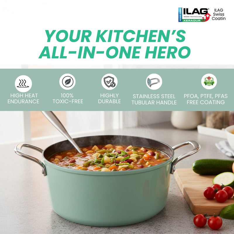 Salford Sizzleon Ceramic Casserole With Lid - 4400 mL media 9