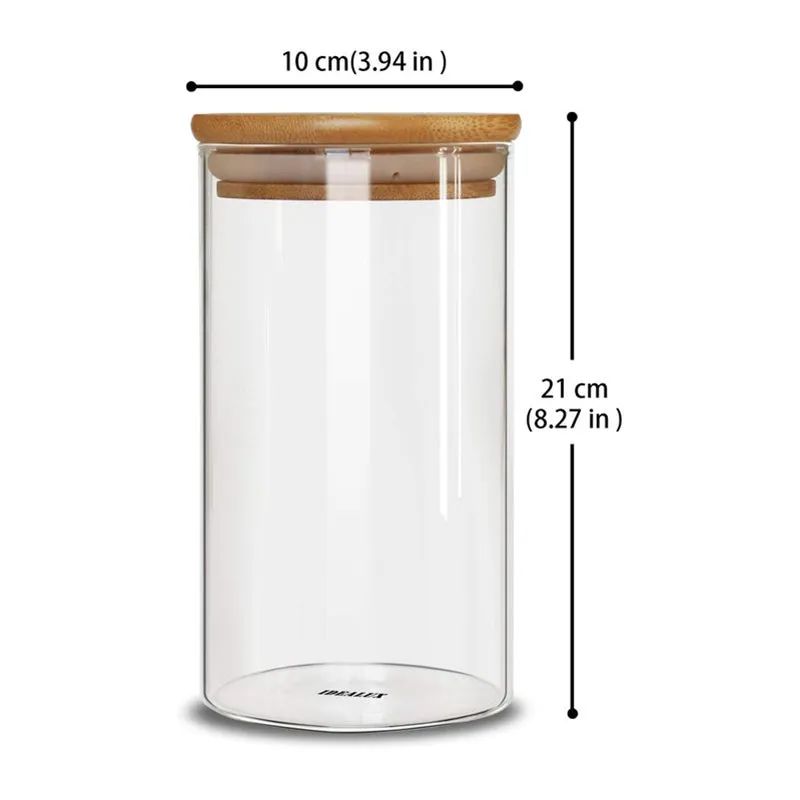 Seal Nest Glass Jar (1400 mL Each) - Set Of Two media 8