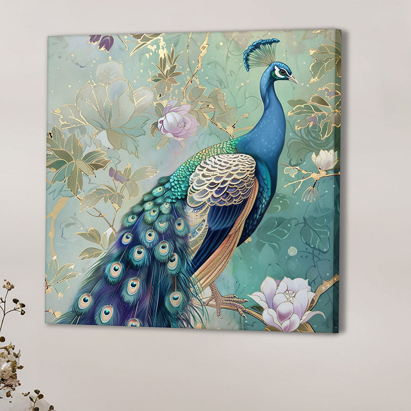 Peaceful Mayurika Canvas Wall Art media 3