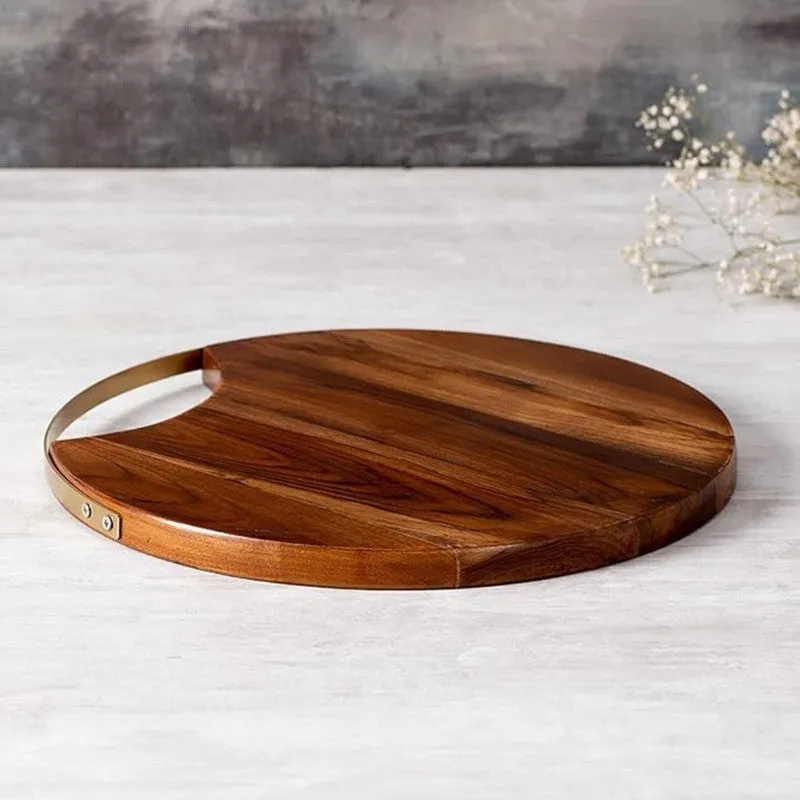 Ebony Wood Platter - Gold media 1