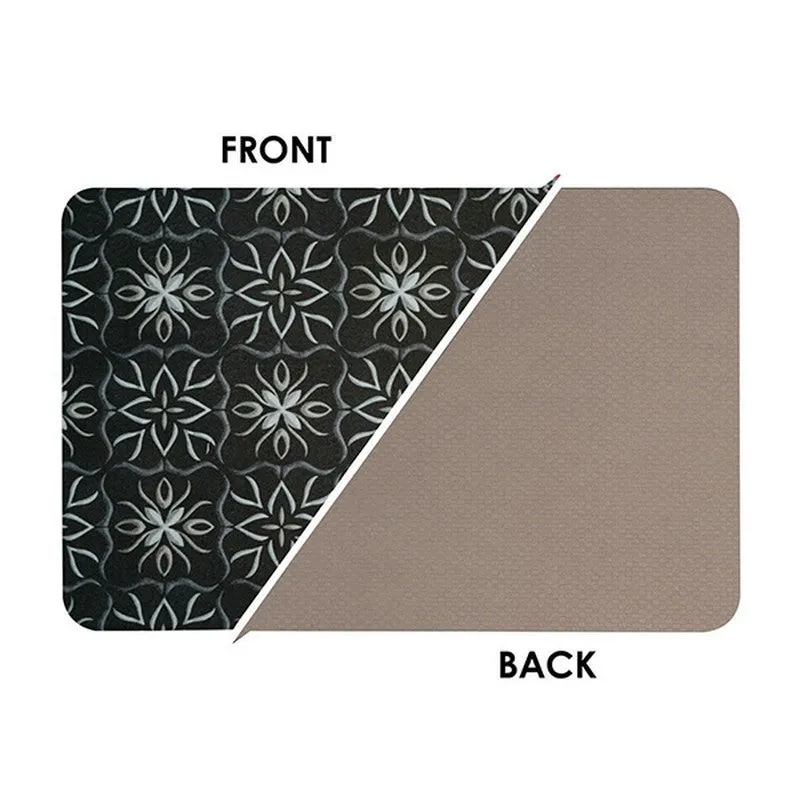 FloorFlora Kitchen Floor Mats (Black) - Set of Two media 9