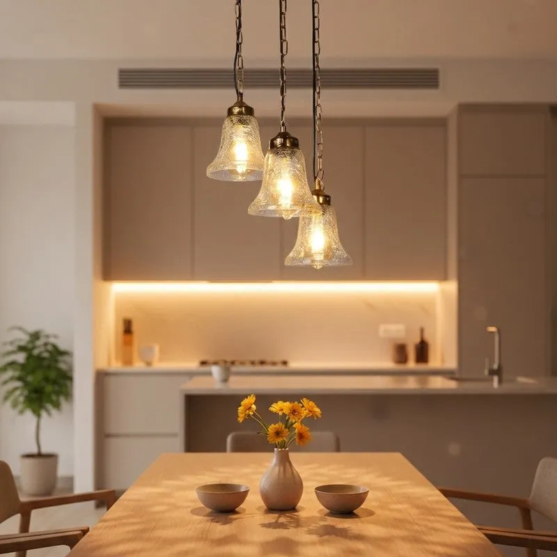 Coloraura Glow Glass Ceiling Lamp - Transparent media 1
