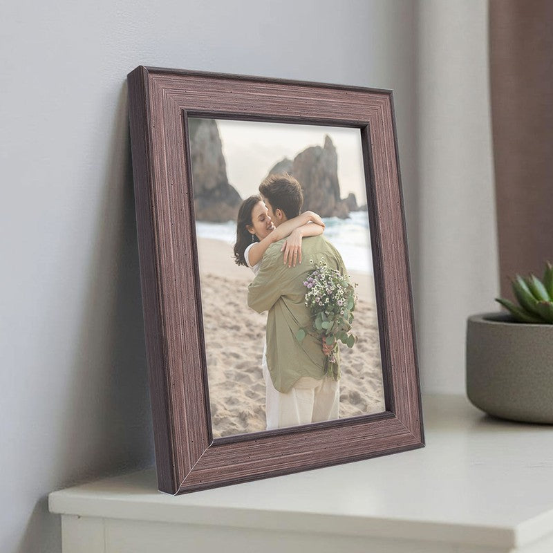 Nova Brushed Photo Frame - Brown