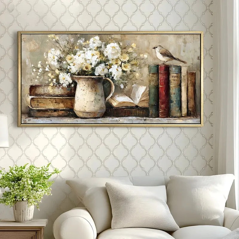 Calmtones Canvas Wall Painting With Frame media 4