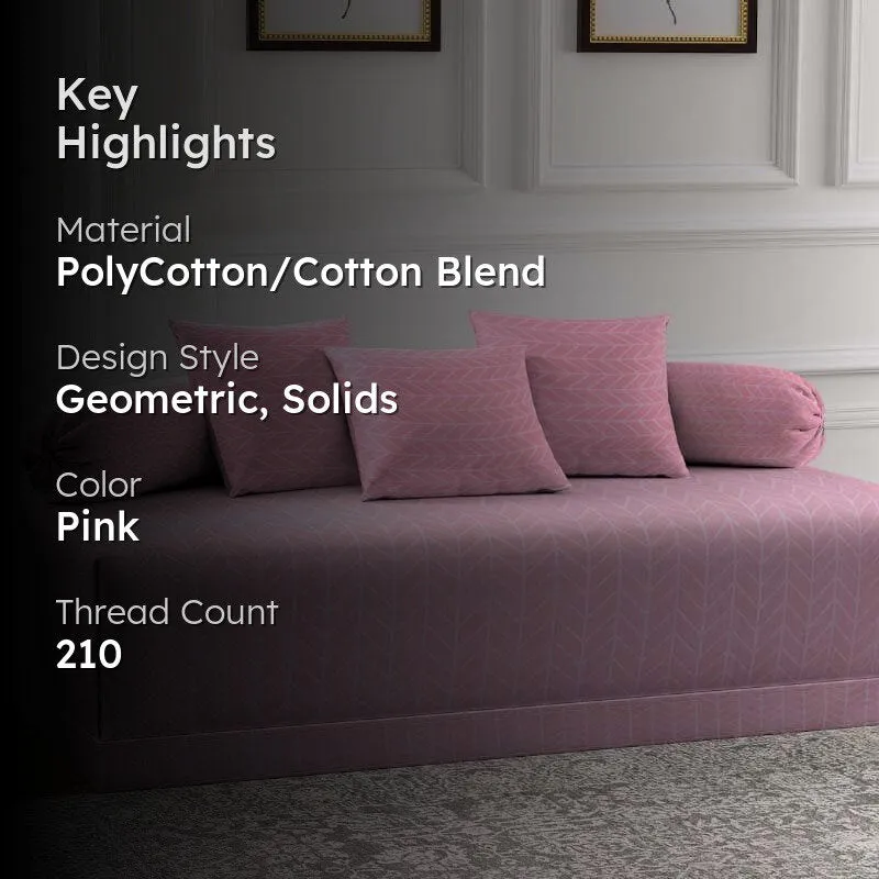 Holly Jolly Diwan Set - Pink media 2