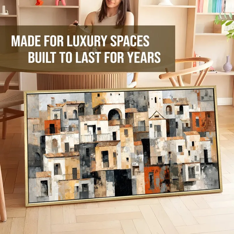 Urbanity Canvas Wall Painting With Frame media 5