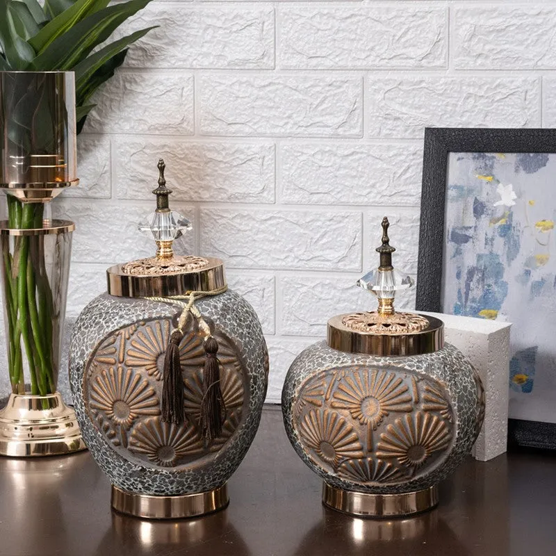 Fogstream Ceramic Jar Showpiece - Large media 8