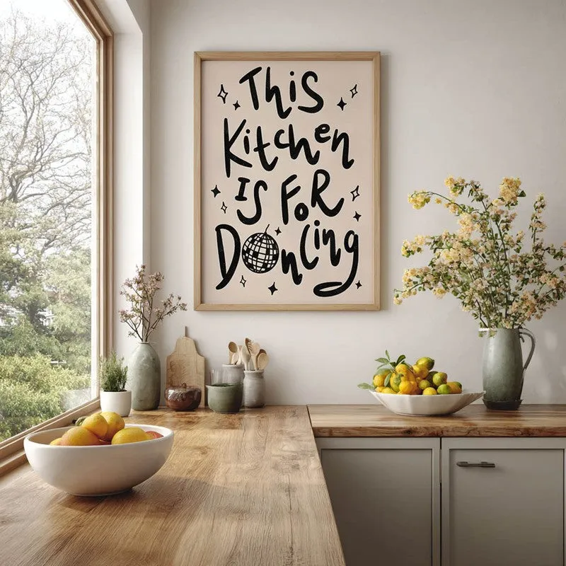 Kitchen Aura Archival Canvas Wall Art - Brown media 5