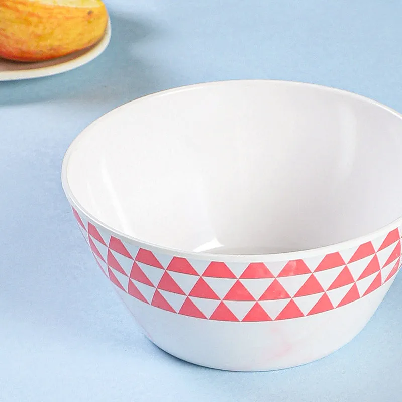 Jisho Snack Bowl (White & Pink) - 750 ML media 4
