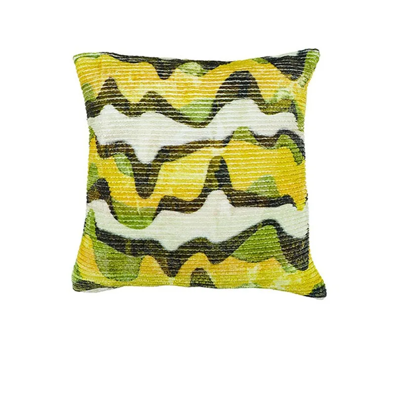 RythmFlow Cushion Cover (Yellow) - Set Of Three media 3