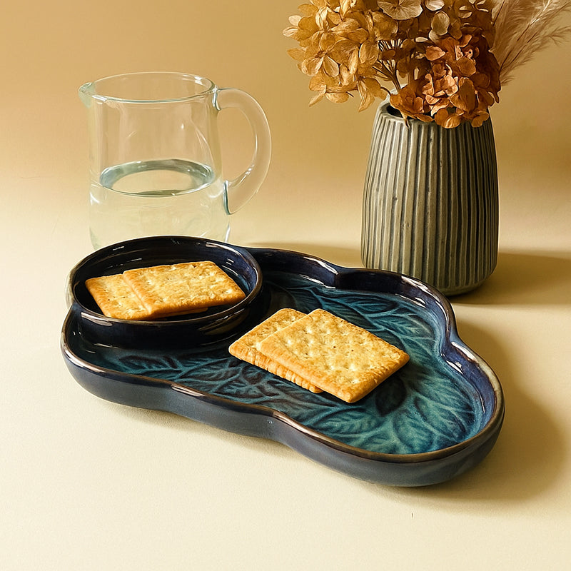 Cera Cloud Ceramic Chip & Dip Platter media 3