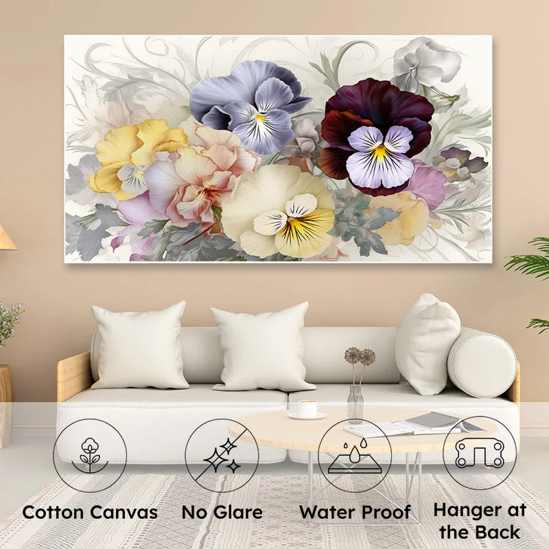 Cressia Floral Wall Painting media 7