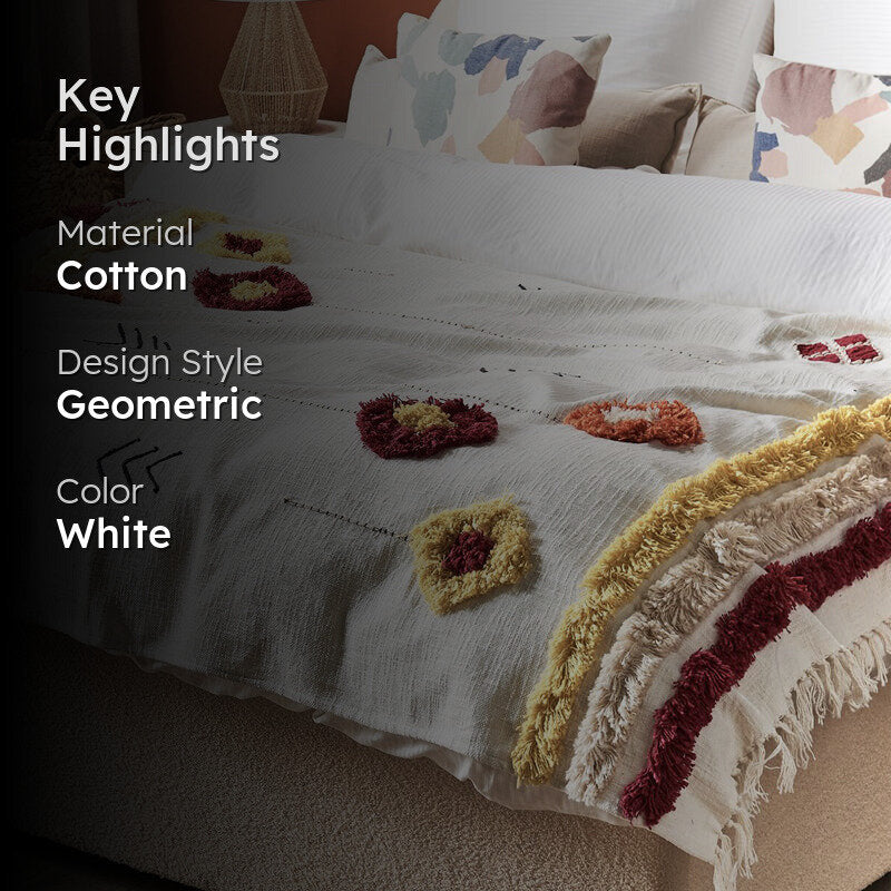 Fringe Fest Cotton Throw media 2