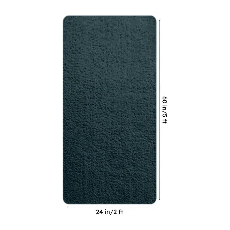 Nuo Luxe Micro Fiber Runner Rug - Teal media 8