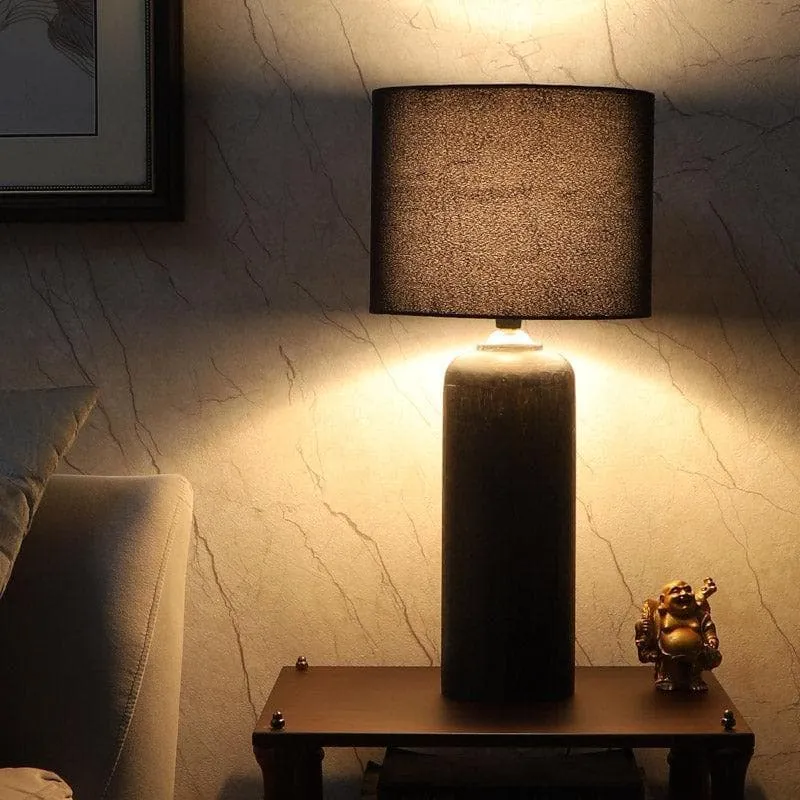 Bisara Boon Fabric Table Lamp - Black media 1