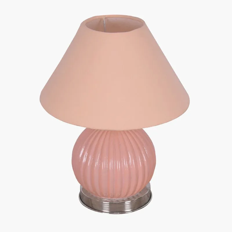 Glacera Glow Glass Table Lamp - Pink media 4