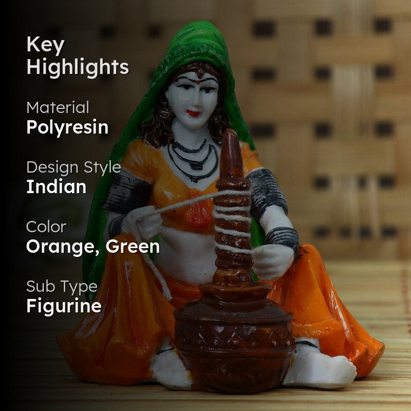 Rajasthani Naari Chore Showpiece media 2