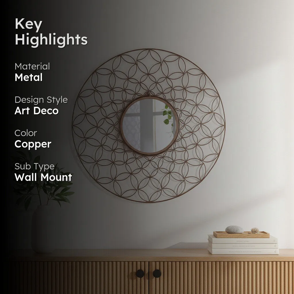 Gleam Gourmand Wall Mirror - Copper media 2