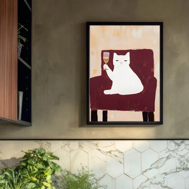 Sip Muse Archival Canvas Wall Art - Black media 3