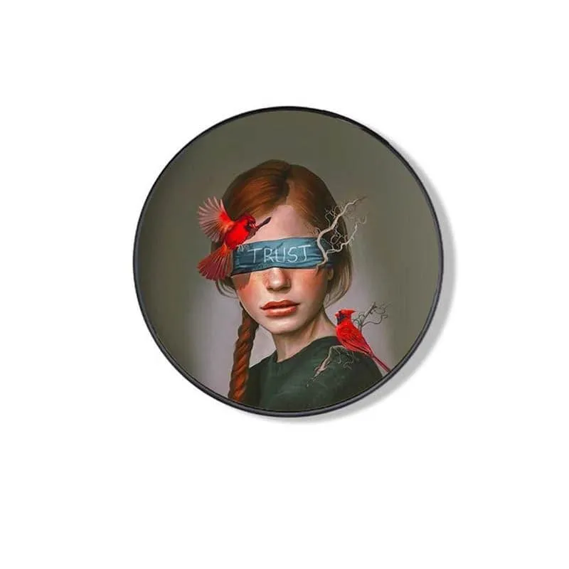 Bulbul And The Girl Canvas Wall Art media 3