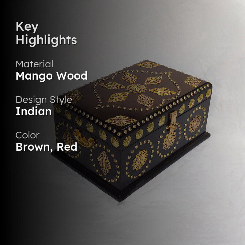 Trela II Decorative Wood Jewel Box media 2