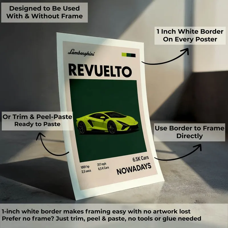 Lamborghini Revuelto Wall Poster media 8