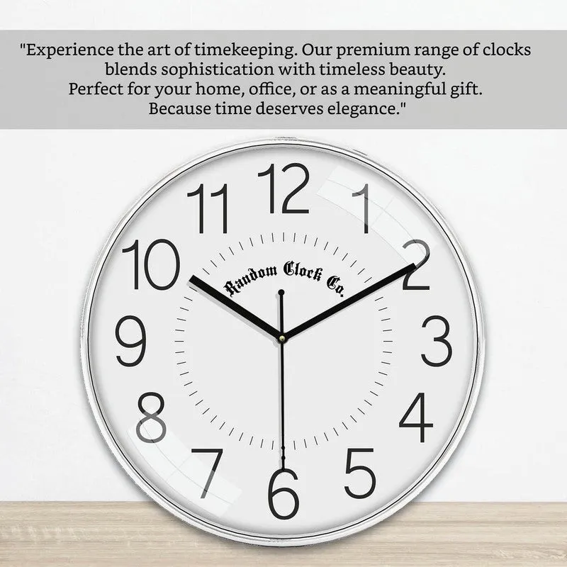Evertick Premium Silent Sweep Wall Clock - Grey media 6