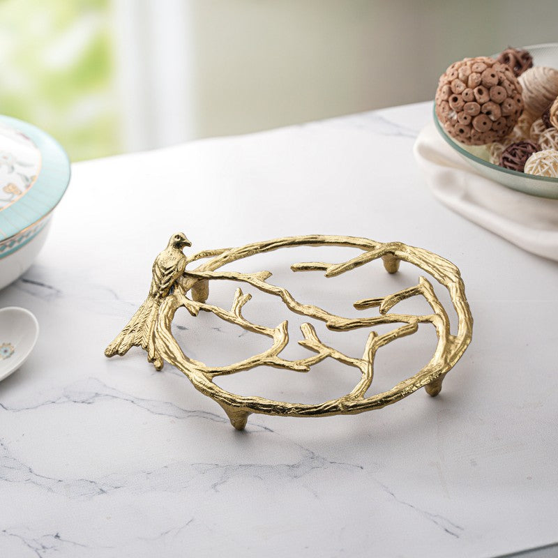 Flight Of Gold Trivet