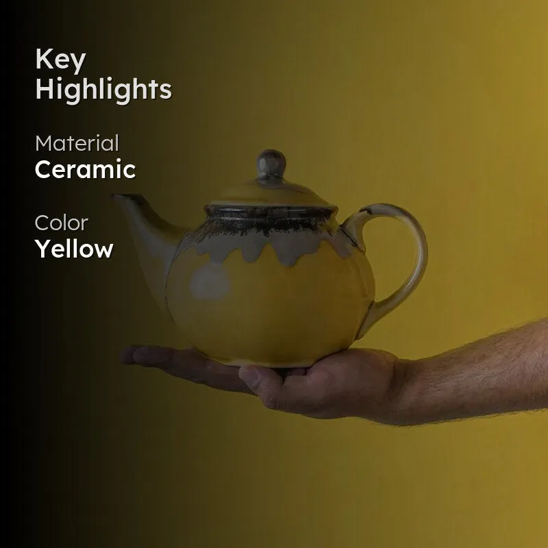 Bubbly Bliss Ceramic Teapot - 400 ML media 2