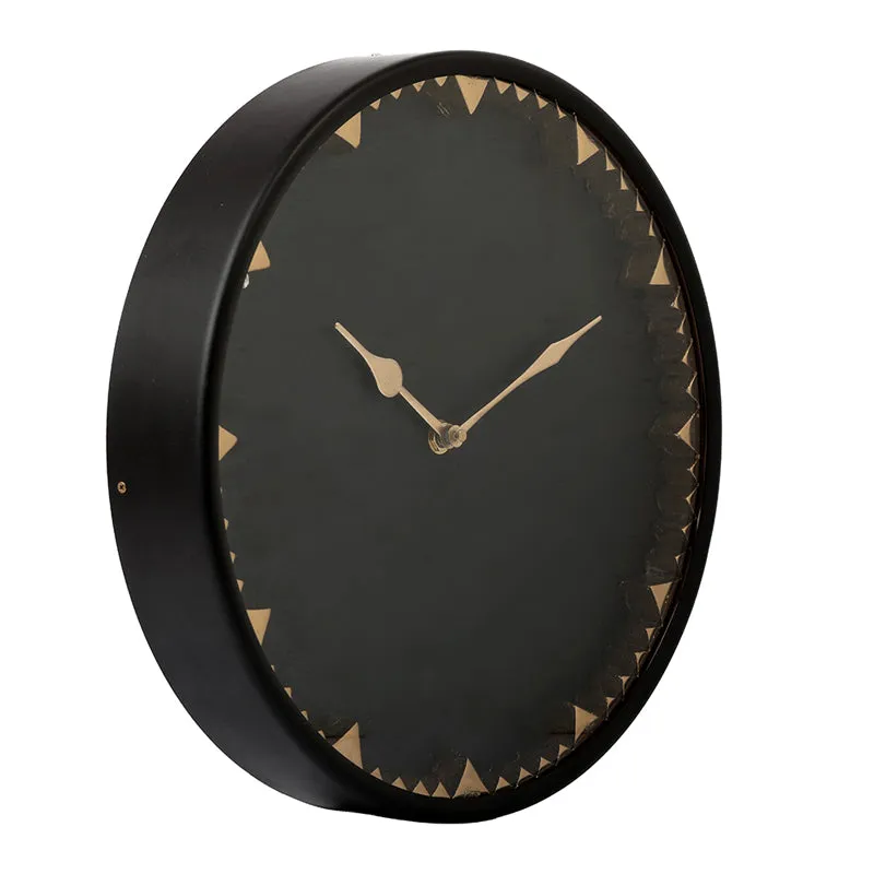 Tick-Tock Wall Clock - Black & Gold media 4
