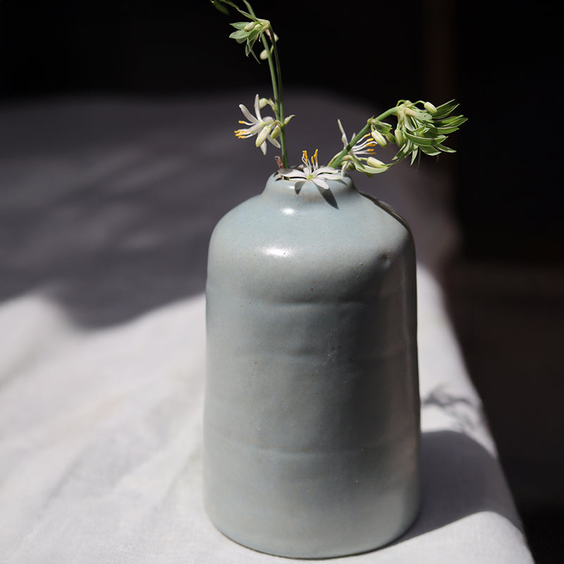Carmelina Ceramic Vase - Grey