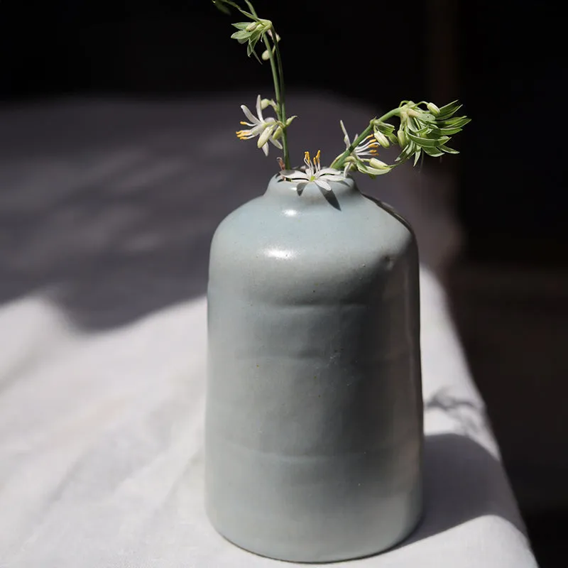 Carmelina Ceramic Vase - Grey media 1