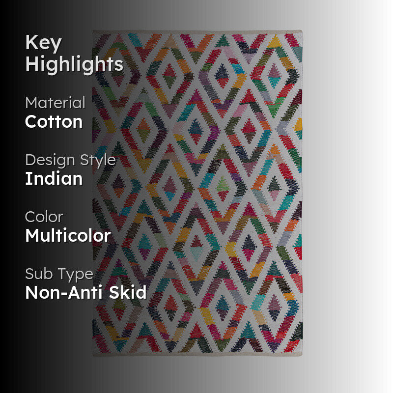 Eryndor Cotton Rug - Multicolor media 2