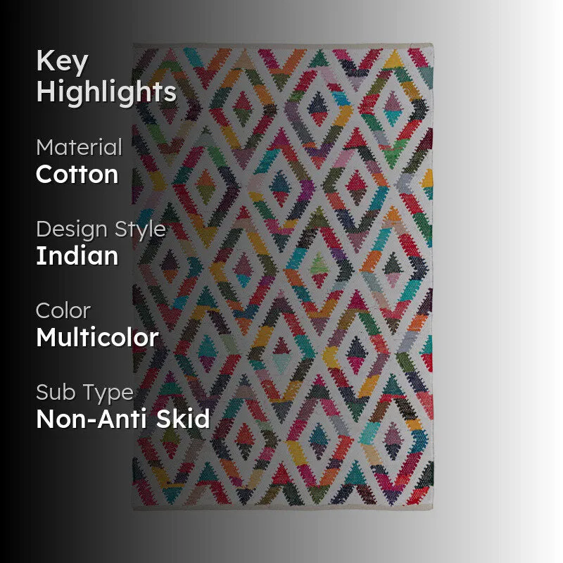 Eryndor Cotton Rug - Multicolor media 2
