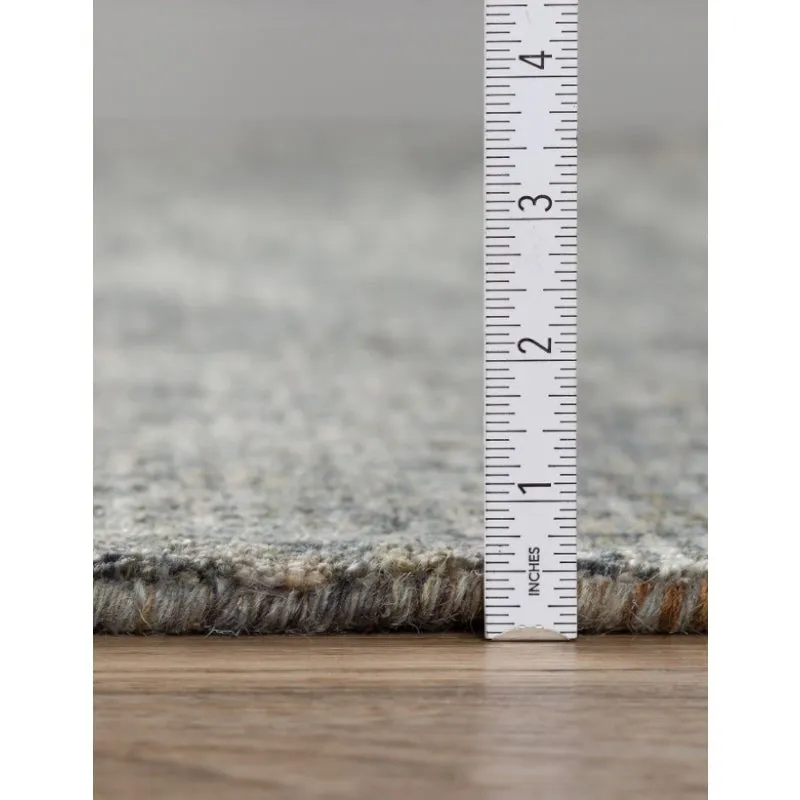 Handloom Hand Tufted Harmony Wool Rug - Charcoal & Black media 9