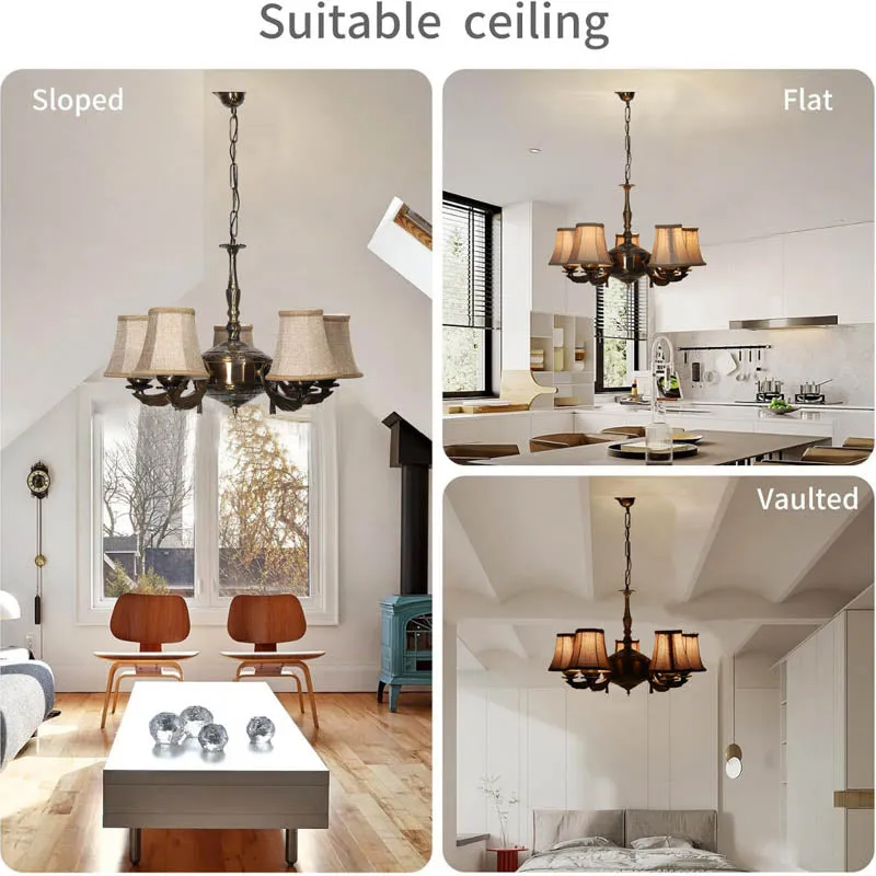Andalusian Conical Golden Antique Ceiling Lamp media 5