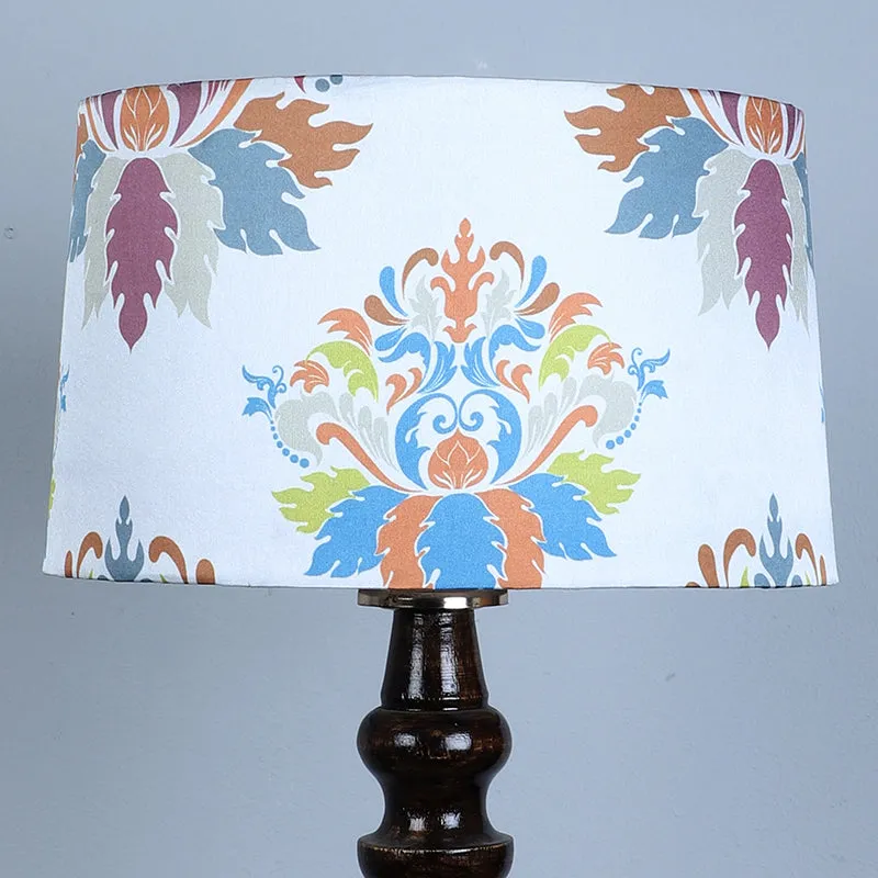 Nordlys Totem Printed Mango Wood Floor Lamp - Black media 4