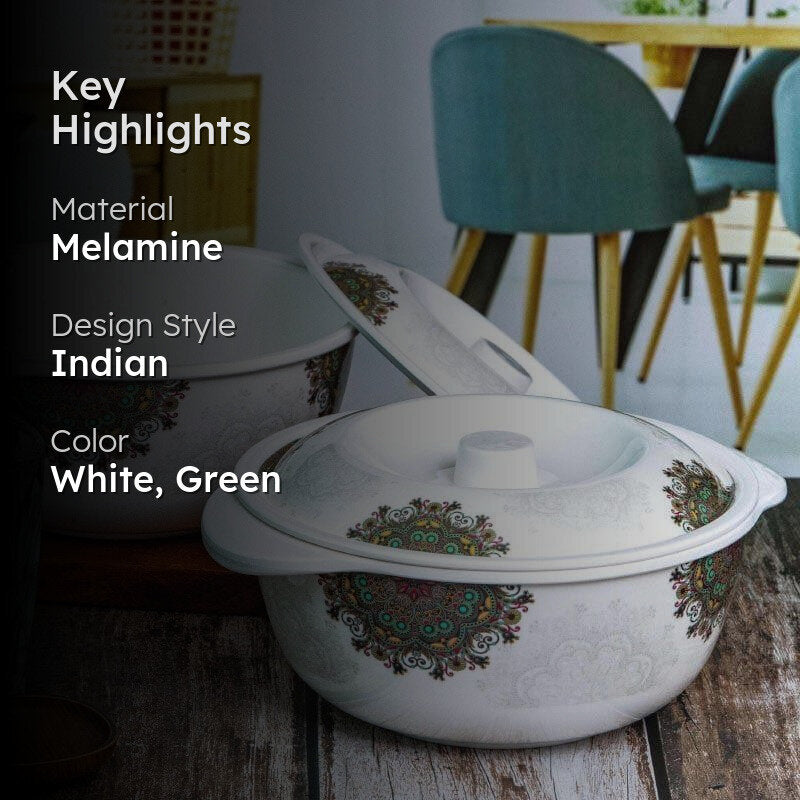 Jaren Serving Melamine Casserole (1250 mL Each) - Set Of Two media 2