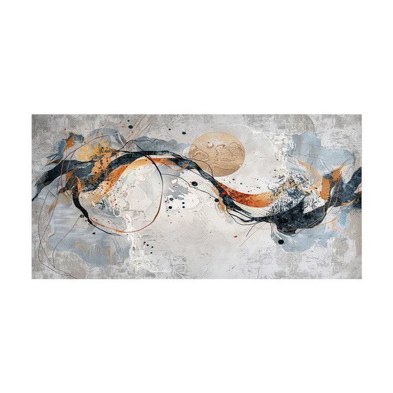 Abstract Movement Wall Painting media 4